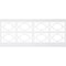 Ekena Millwork 40"H x 94 1/2"W Lakewood PVC Wainscot Paneling Kit WPK40X94LWD - alternate 3